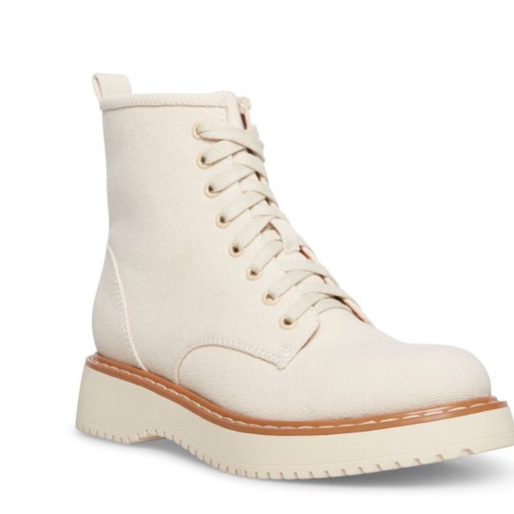 🤍MADDEN GIRL- Kurrt Canvas Lace Up Boot (Women's Size:10)